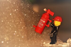 Lego-Feuerwehrmann