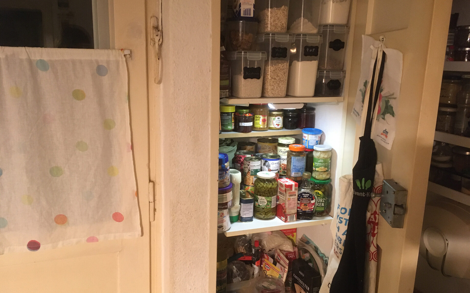 Speisekammer nach der Großaktion